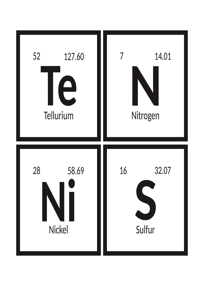 Tennis | Periodic Table
