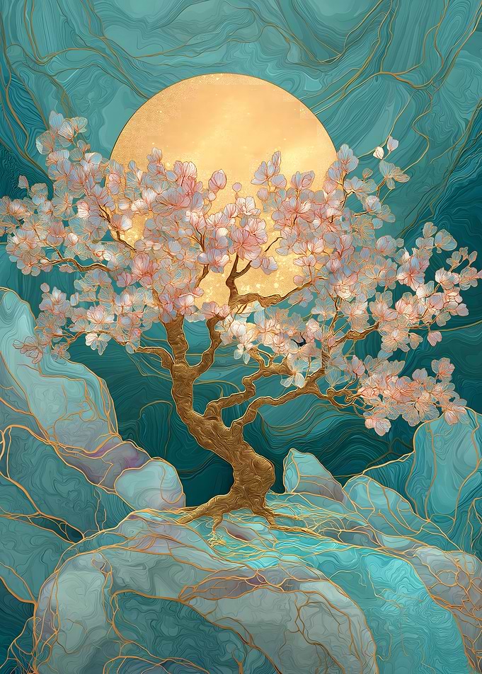Cherry Blossom Tree Kintsugi