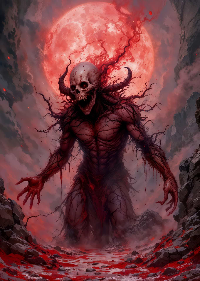 Blood Moon Horror Creature