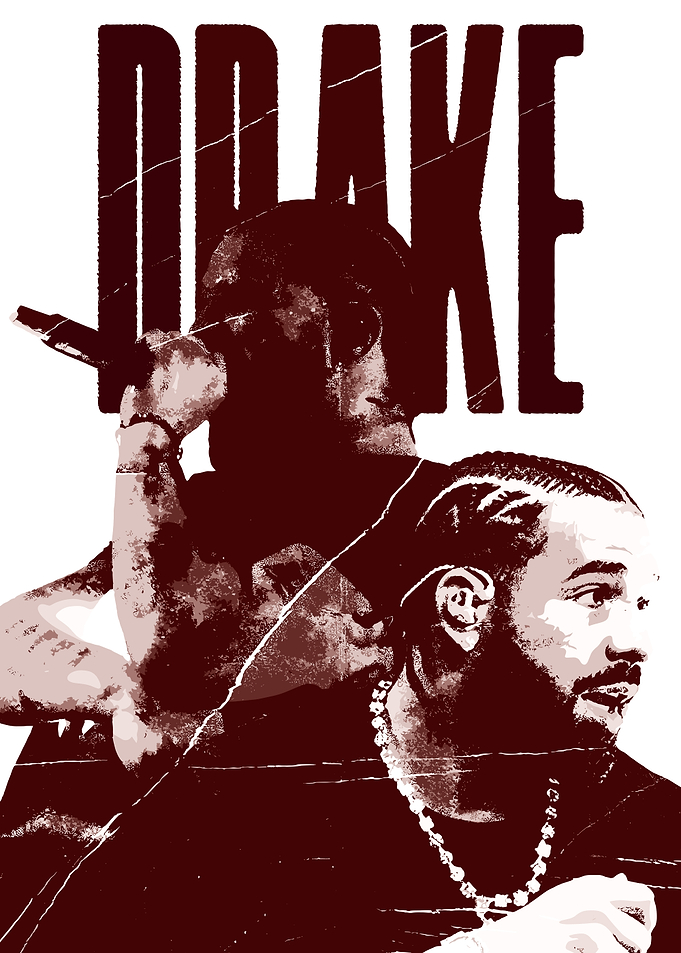 Drake Portrait Illustration