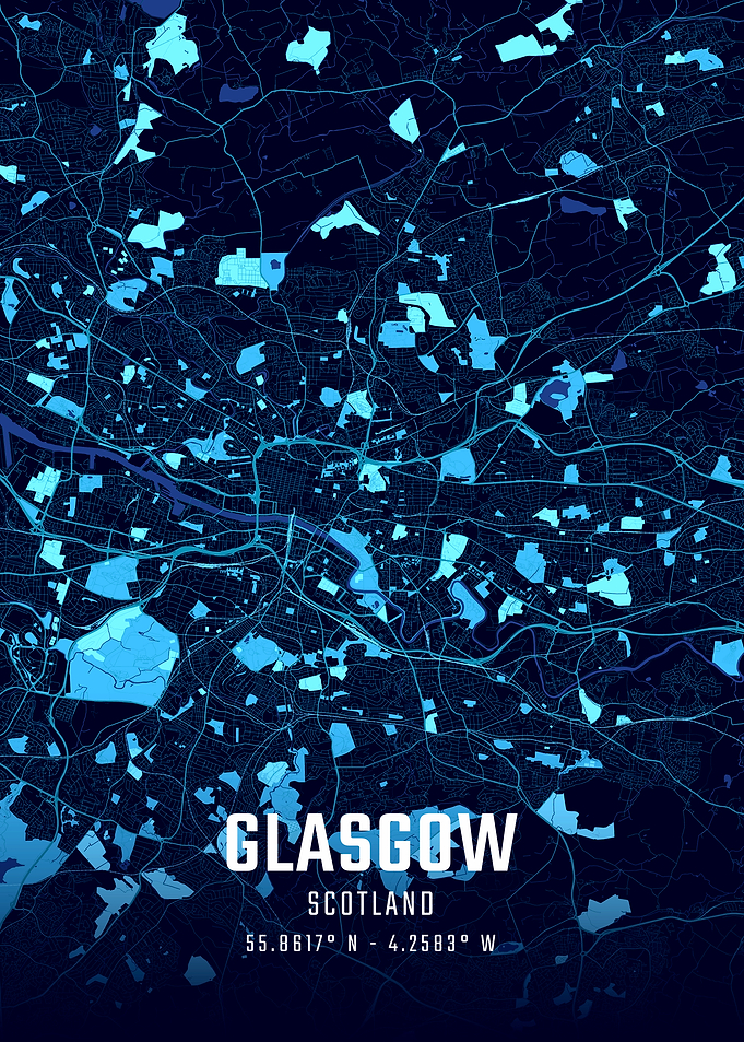 Glasgow Midnight City Map