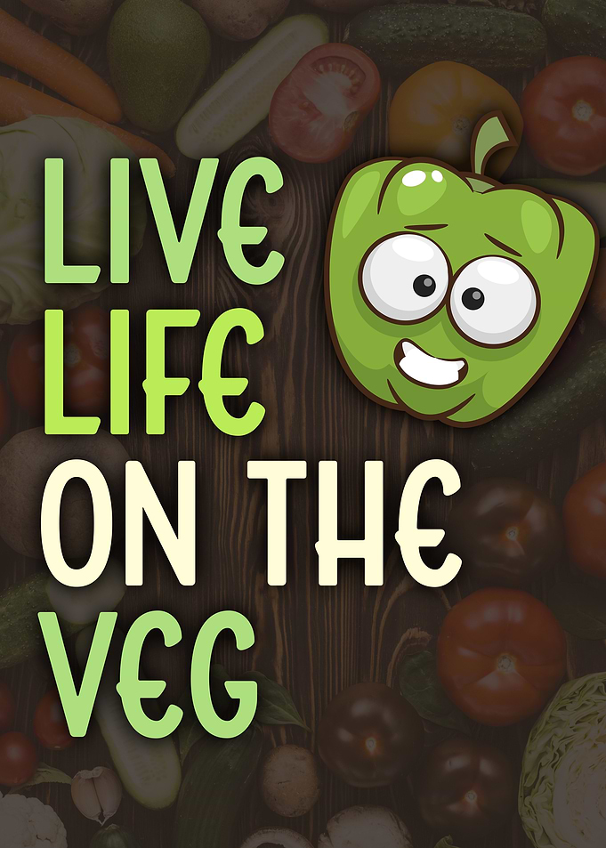 Live Life on the Veg Illustration