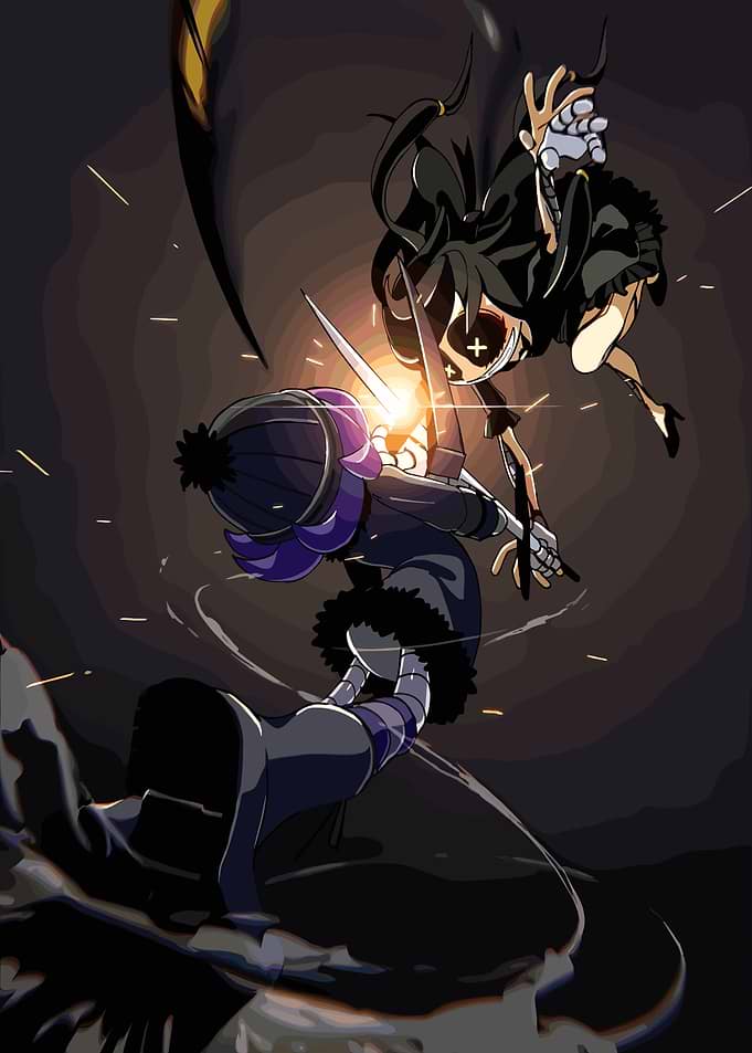 Skullgirls: Peacock vs Marie