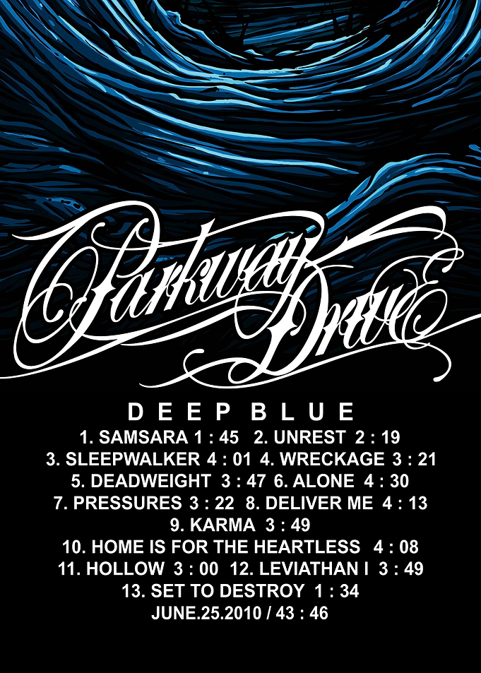 Parkway Drive Deep Blue Album Art