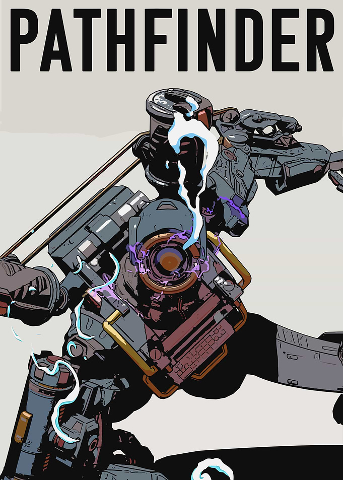 Apex Legends Pathfinder Robot Illustration