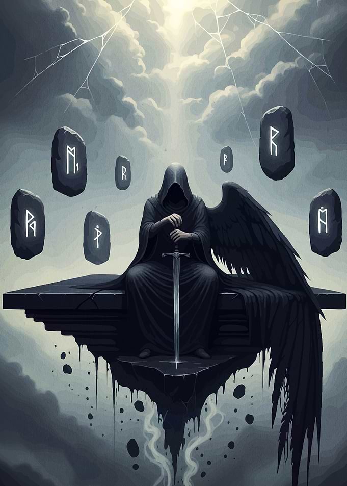 Dark Angel Runes Sword