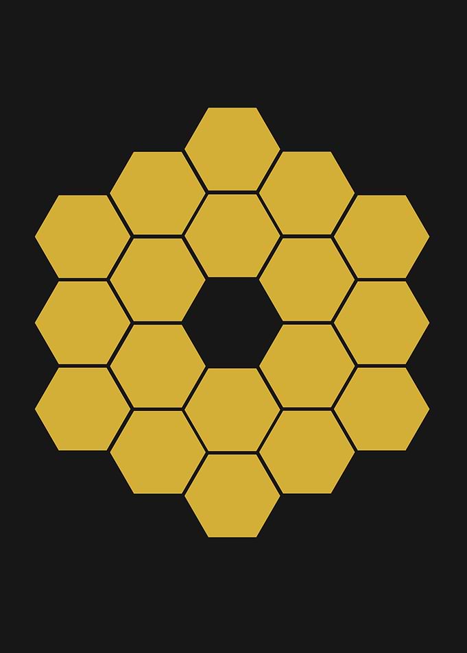 Minimalist James Webb Space Telescope Mirror