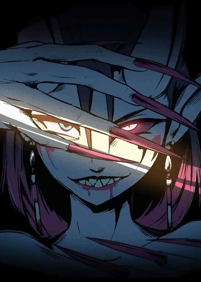 Creepy Character with Sharp Nails
