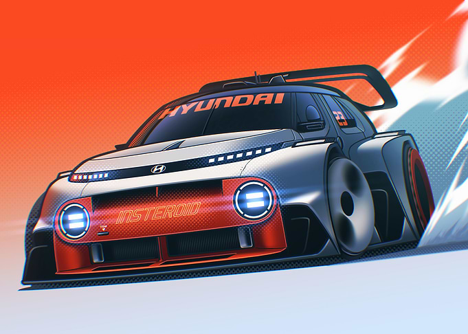 Hyundai N Vision 74 Racing Car