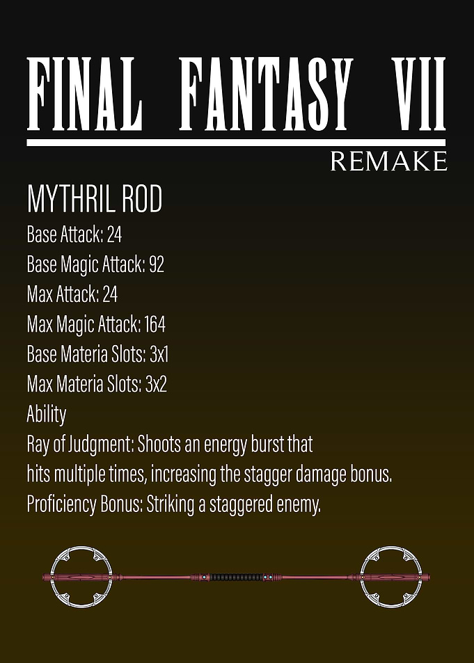 Final Fantasy VII Remake Mythril Rod