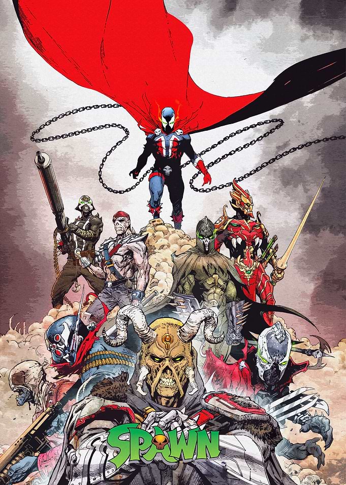 Spawn Comic Book Cover Art