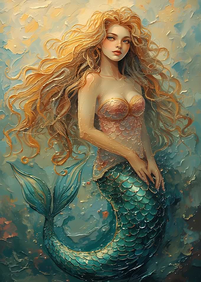 Elegant Mermaid Portrait