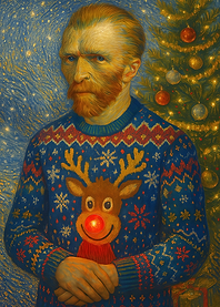 Van Gogh Funny Ugly Christmas Sweater