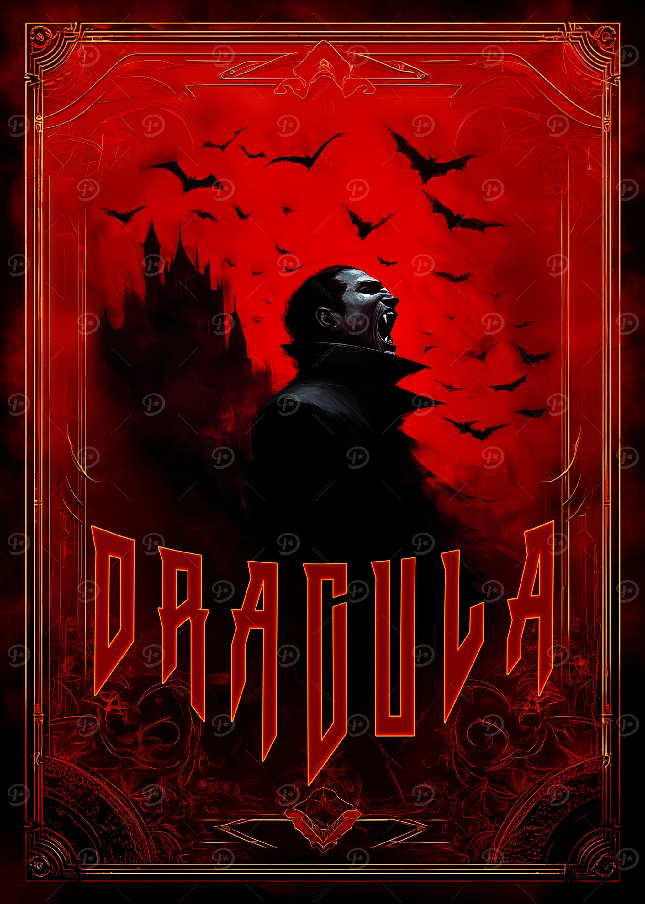 Dracula Vintage Poster Art