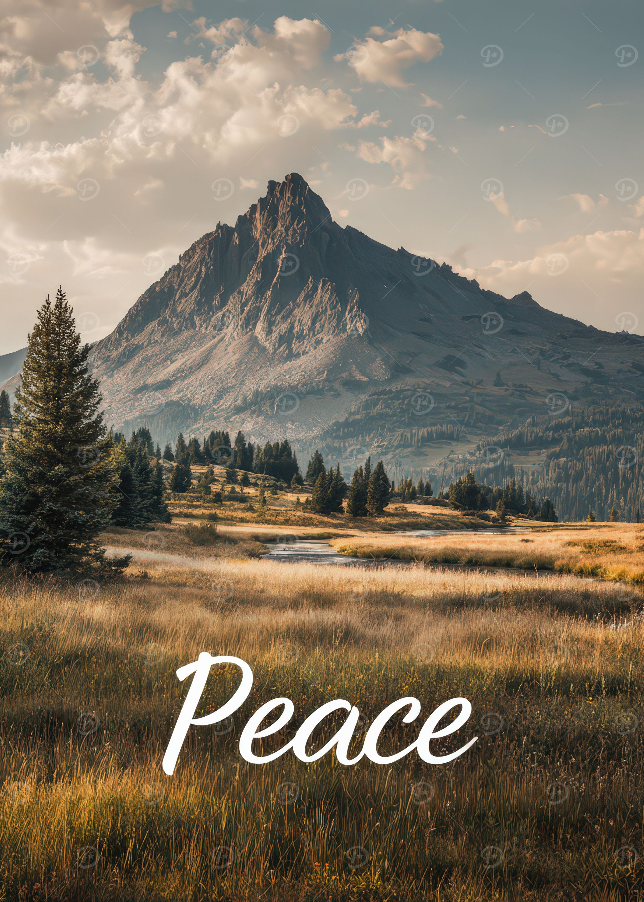 Peaceful Mountain Landscape