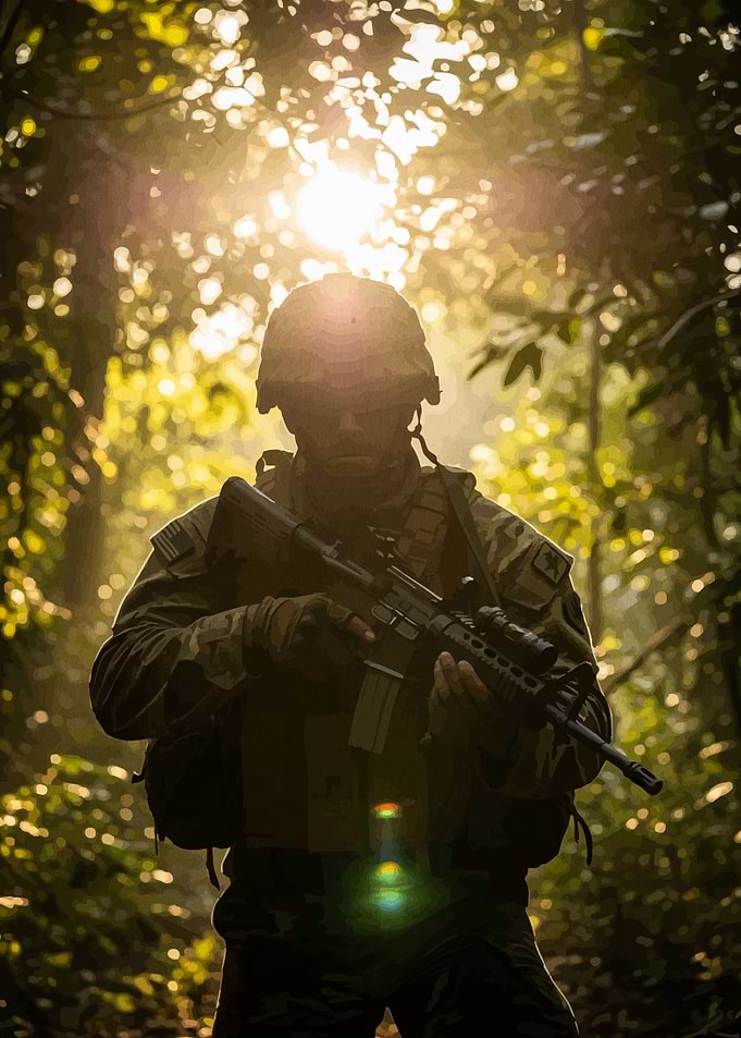 Soldier Forest Rifle