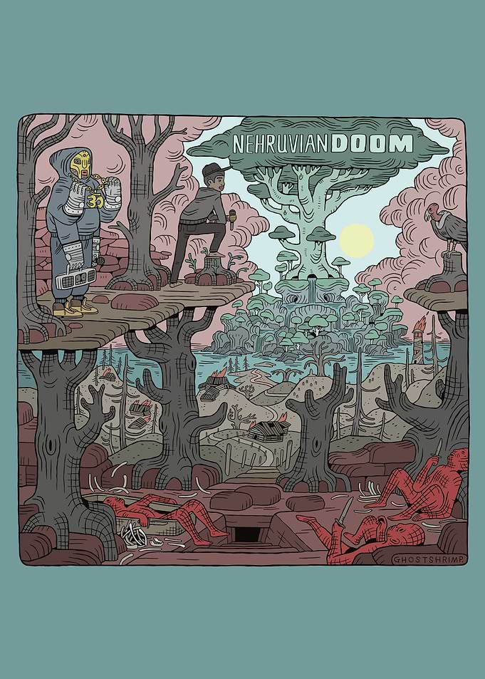 Nehruviandoom Fantasy Landscape Illustration