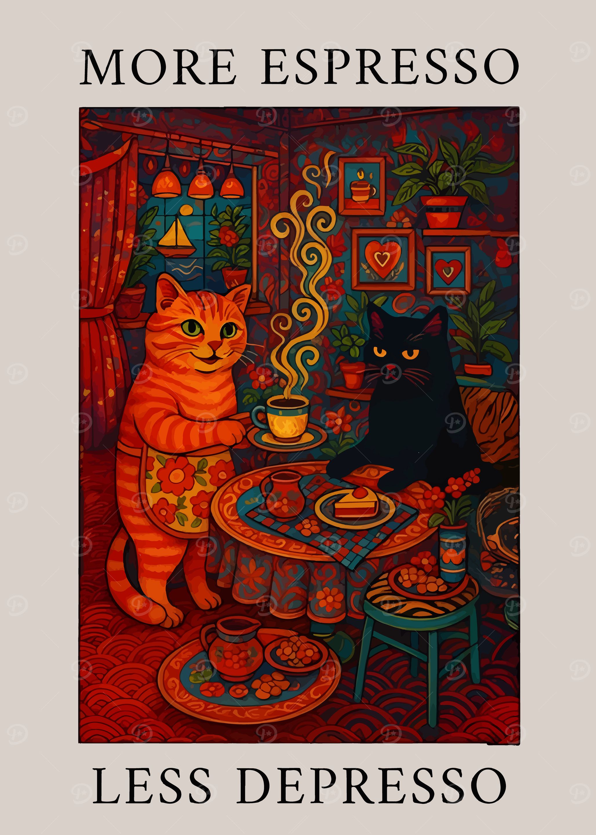 More Espresso Less Depresso Cats