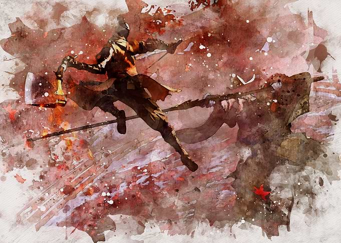 Tenchu Stealth Assassins Watercolor