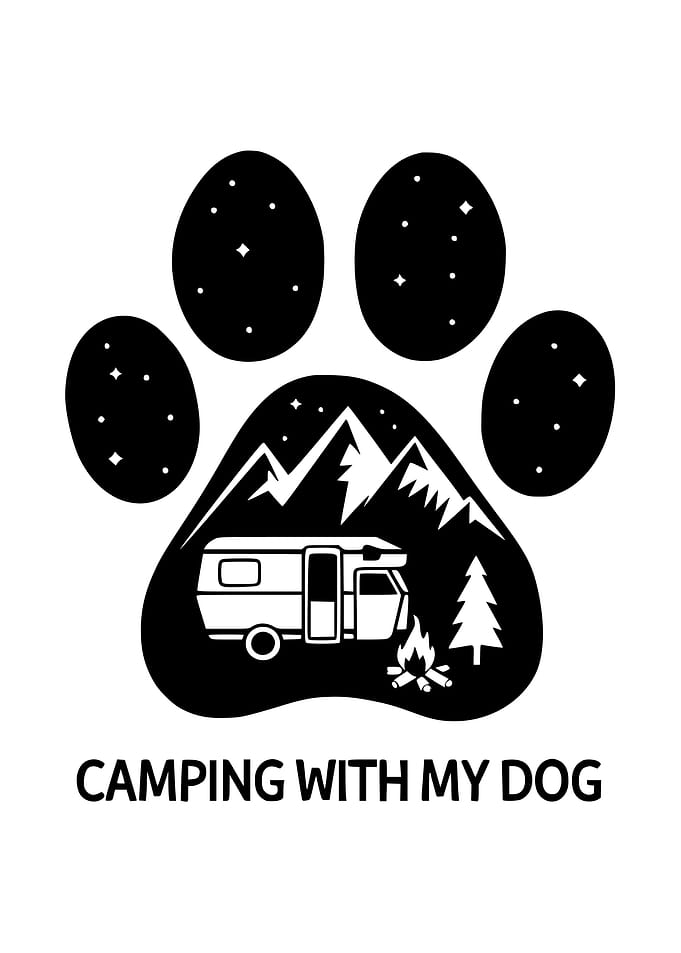 Camping With My Dog Quote