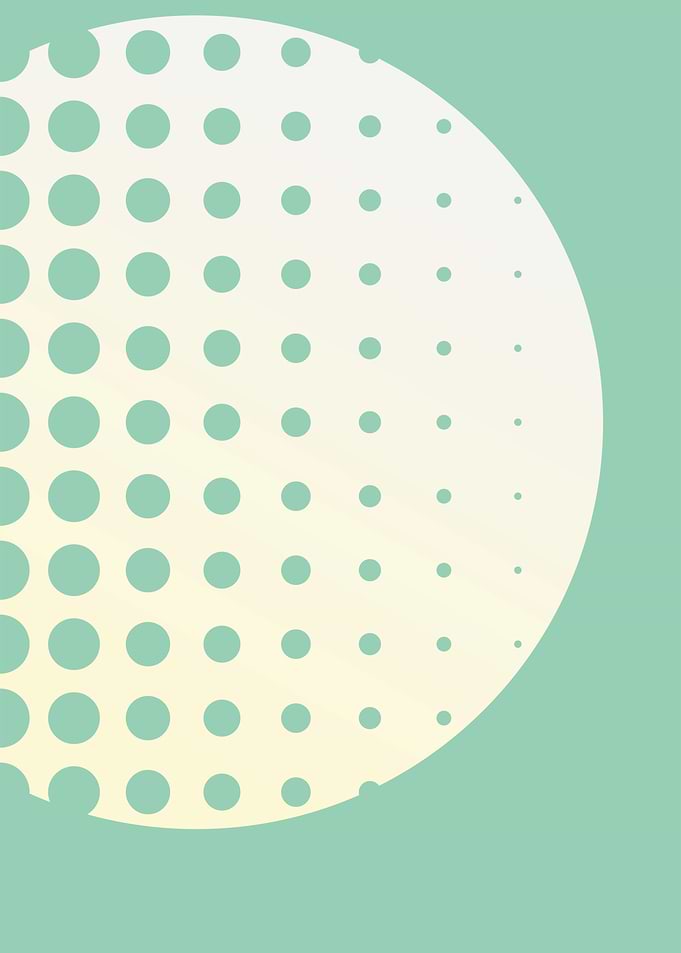 Abstract Mint Green Dot Pattern Design