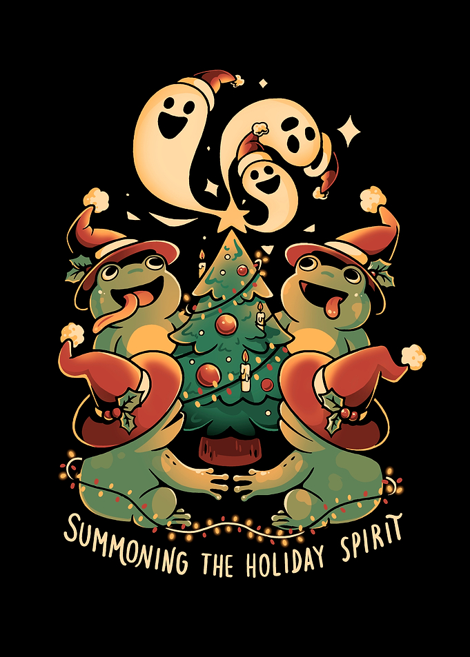 Summoning The Holiday Spirit Frogs