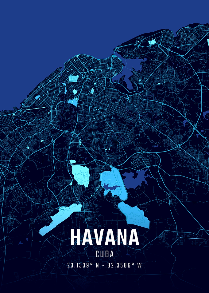 Havana Midnight City Map