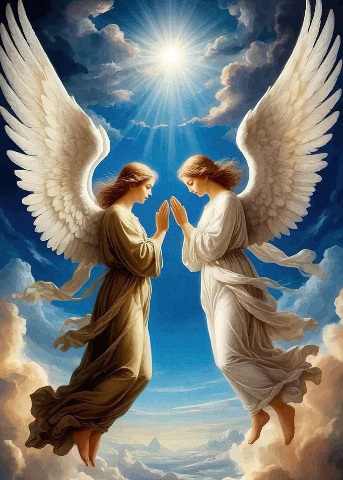 Angels Prayerful Contemplation