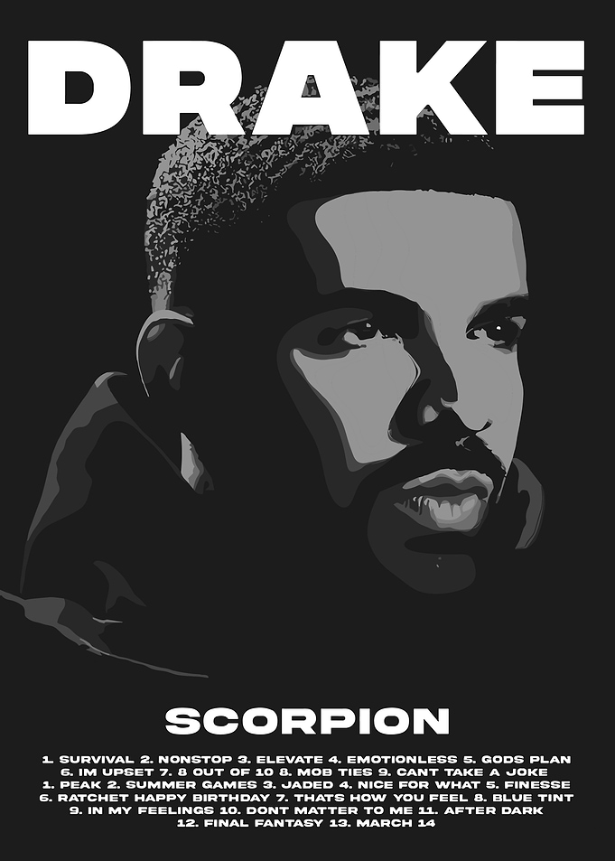 Drake - Scorpion Album Cover Art