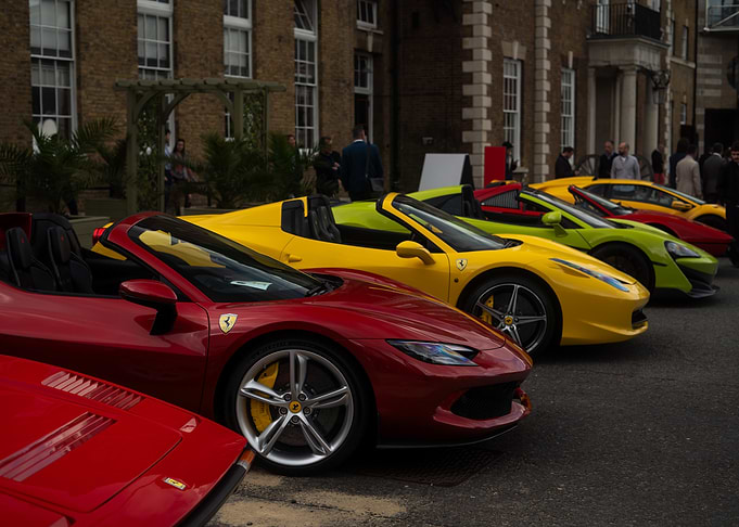 Spider Supercar Lineup - 296 GTB, 458, 570s