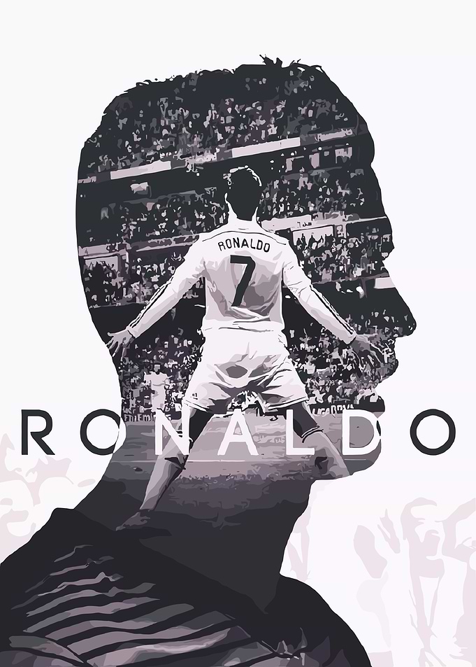Cristiano Ronaldo Portrait Illustration