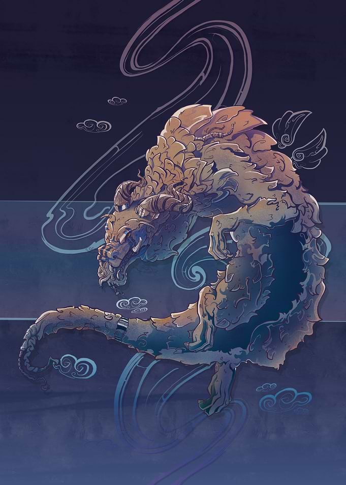 Mystical dragon