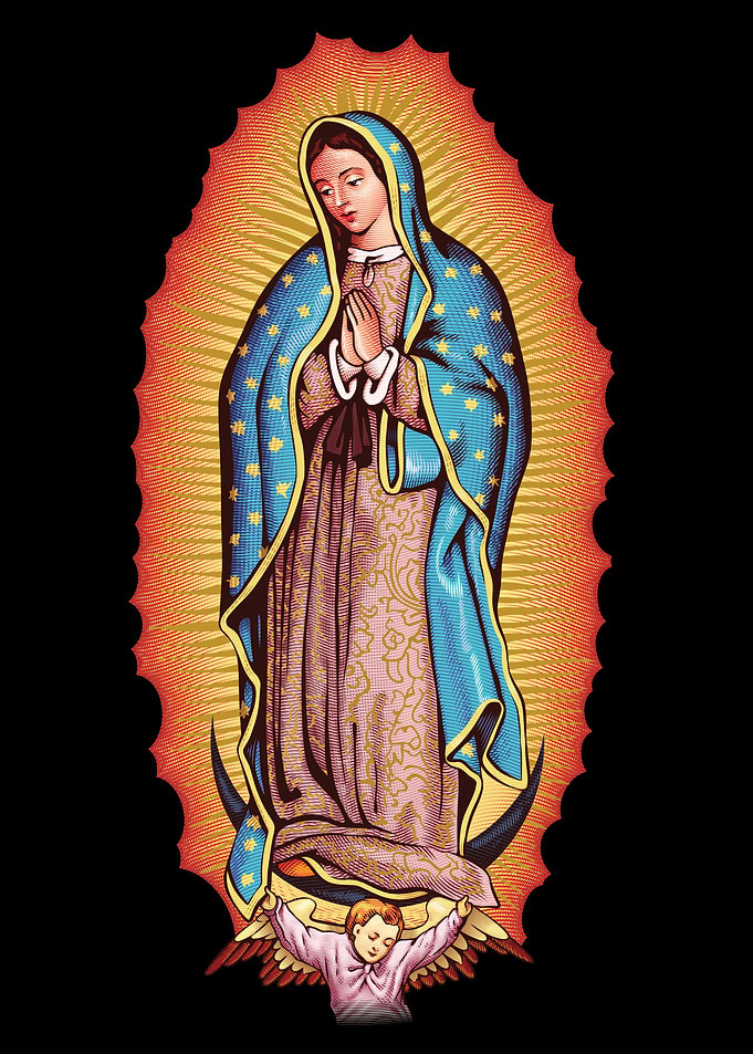 Our Lady of Guadalupe Illustration