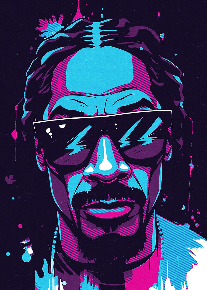 Snoop Dogg Pop Art Portrait