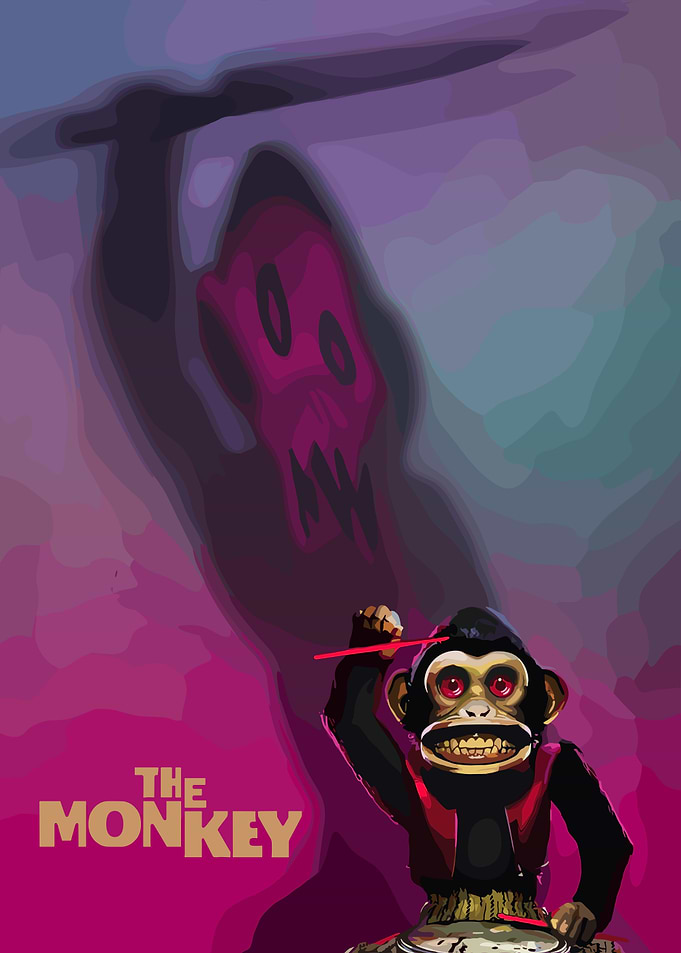 The Monkey Toy with Shadow