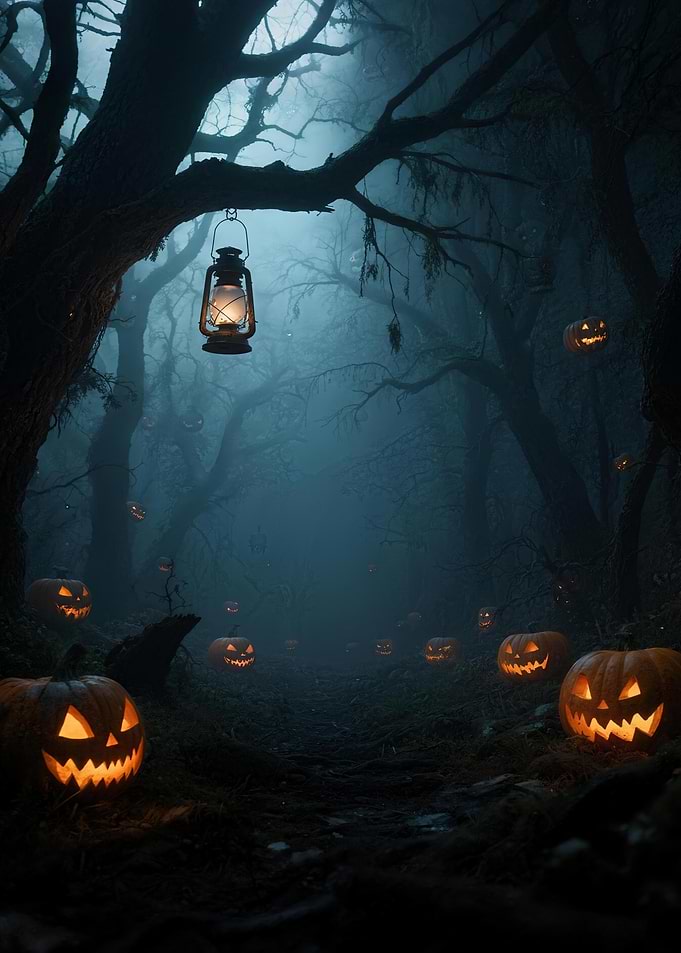 Spooky Halloween Forest