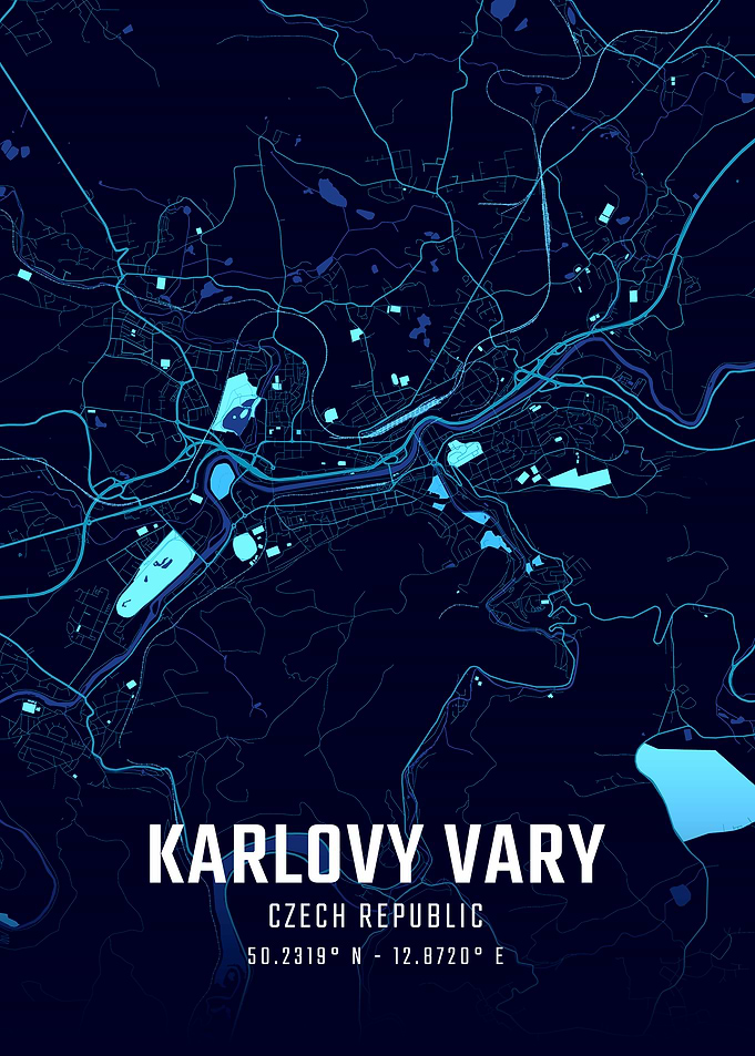 Karlovy Vary Midnight City Map