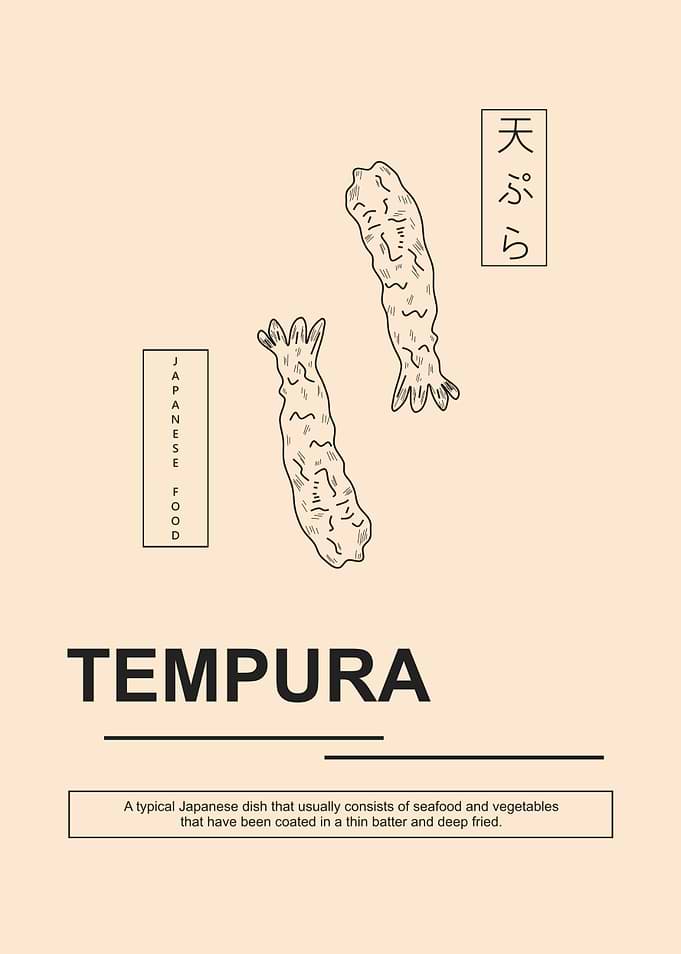 Tempura Japanese Food Minimalist