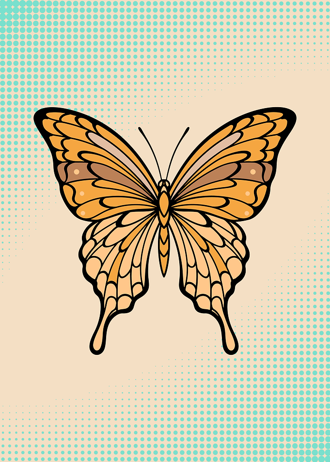 Graceful Monarch Butterfly