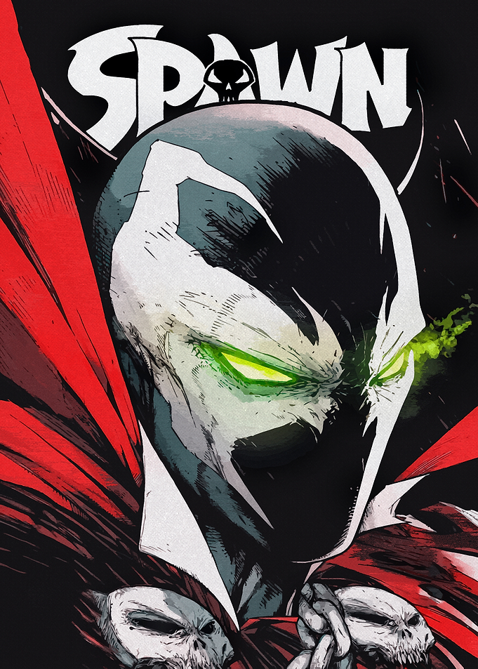 Spawn Comic Book Cover Art