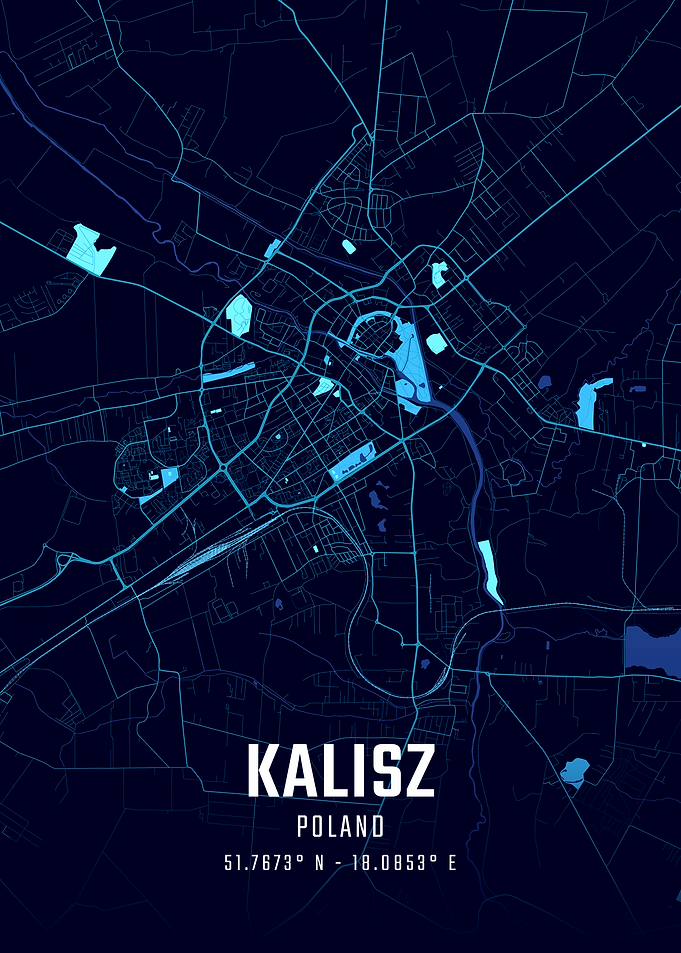 Kalisz Midnight City Map