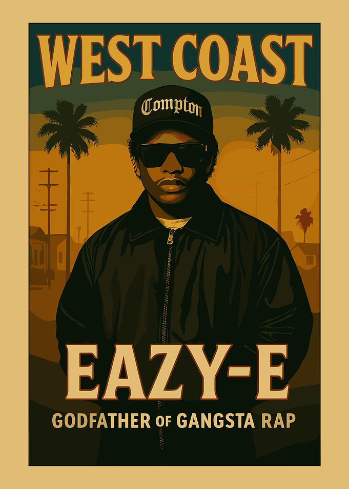 Eazy-E West Coast Poster