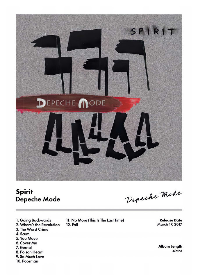 Depeche Mode - Spirit Album Cover