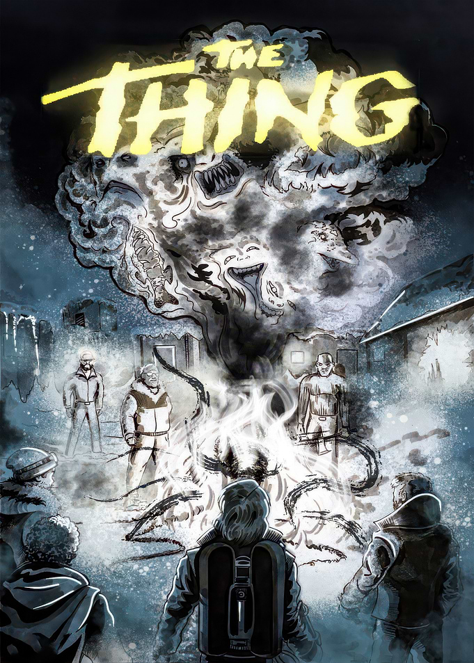 The Thing Movie Poster Art
