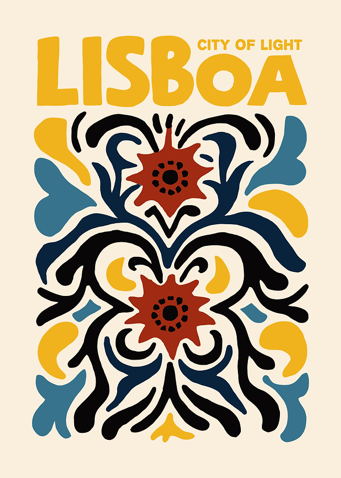 Lisboa City of Light Art Print