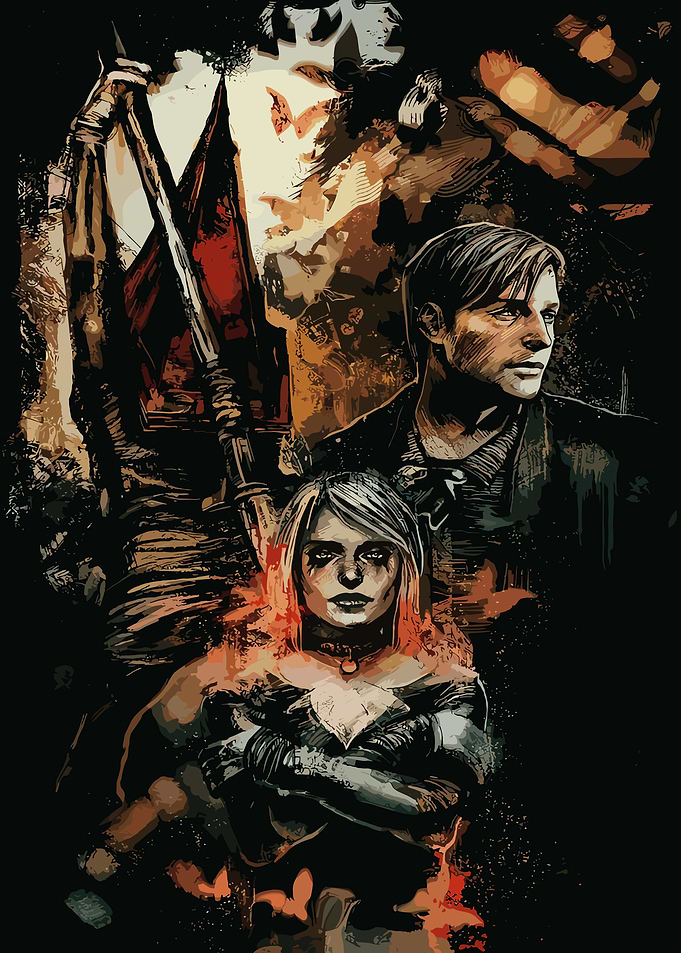 Silent Hill Game Poster