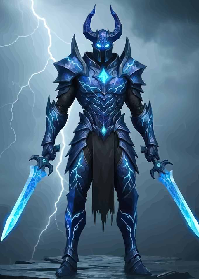 Knight Swords Storm