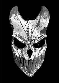 Skull Mask with Horns