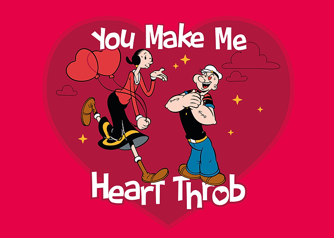Popeye and Olive Oyl Valentine's Day