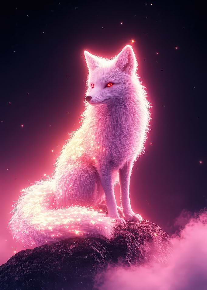 Pink Kitsune